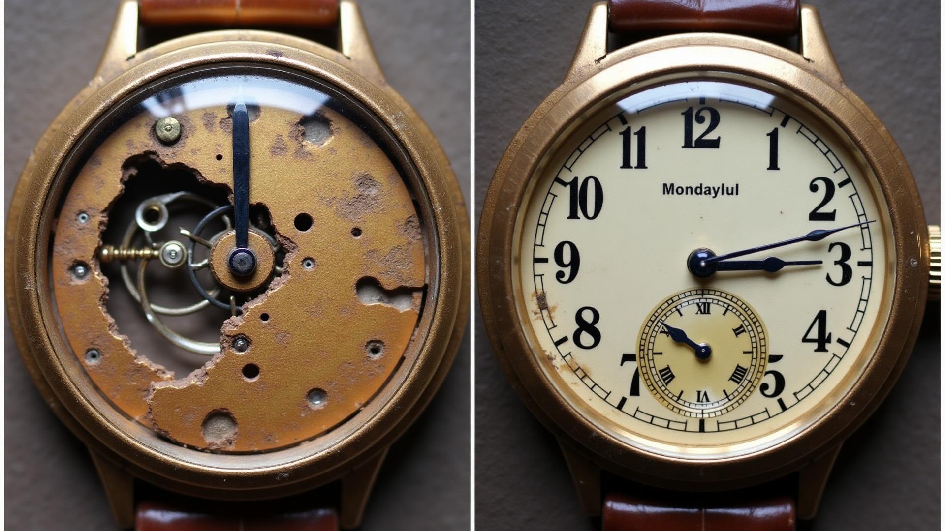 До и После: комплексная реставрация фамильных часов